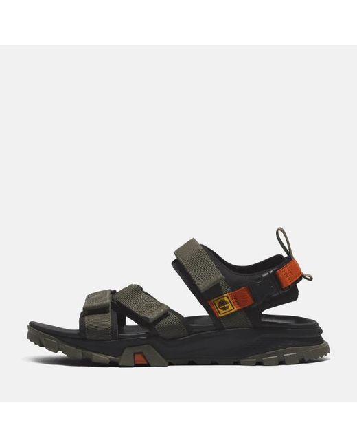 Timberland Black Garrison Trail Backstrap Sandal For Men In Green, Man, Green, Size: 6.5 for men