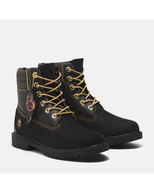 Timberland Brown Lunar New Year Heritage 6 Inch Lace-up Waterproof Boot