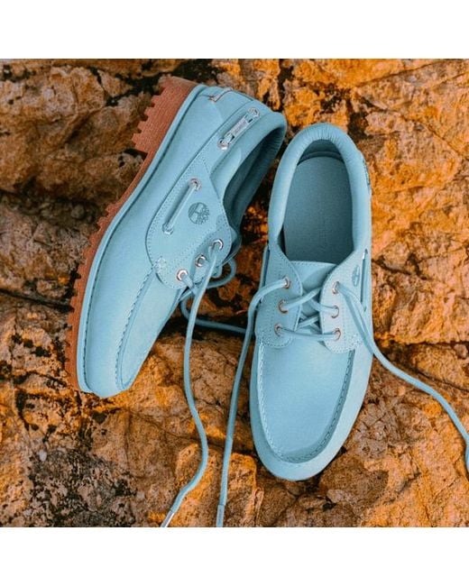Timberland Blue X Jacquemus Authentic Boat Shoe for men