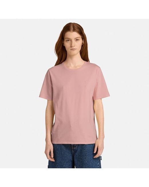 Timberland Red Dunstan Short-Sleeve T-Shirt For