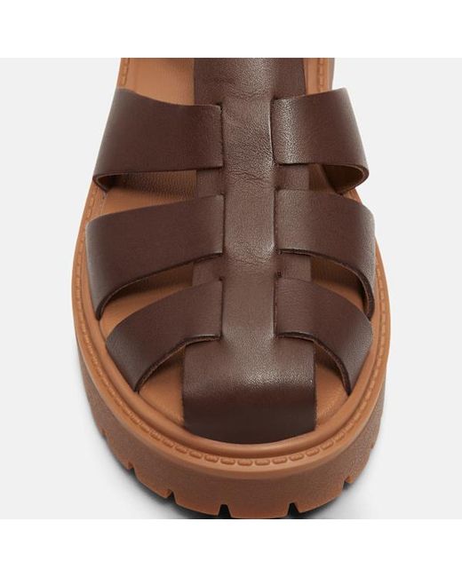 Timberland Brown Stone Street Fisherman Platform Sandal For