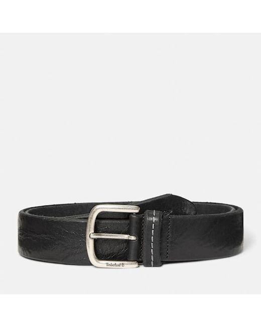 Timberland Black Mascoma Leather Belt For for men