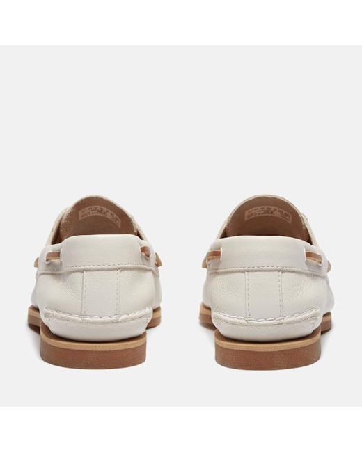 Timberland White Classic Boat Shoe For