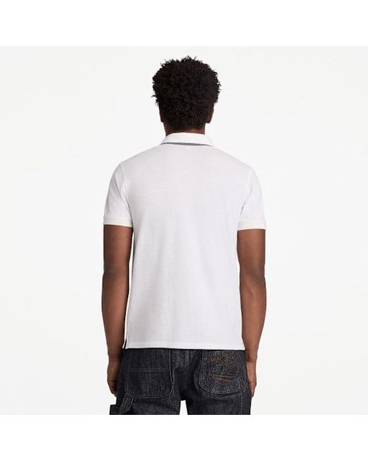 Timberland White Baboosic Brook Oxford Short-Sleeve Polo For for men