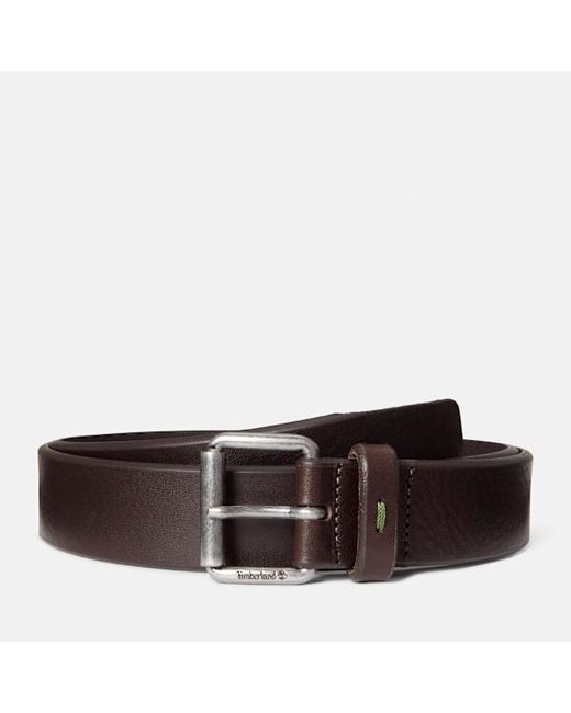 Timberland Brown Errex Leather Belt For for men