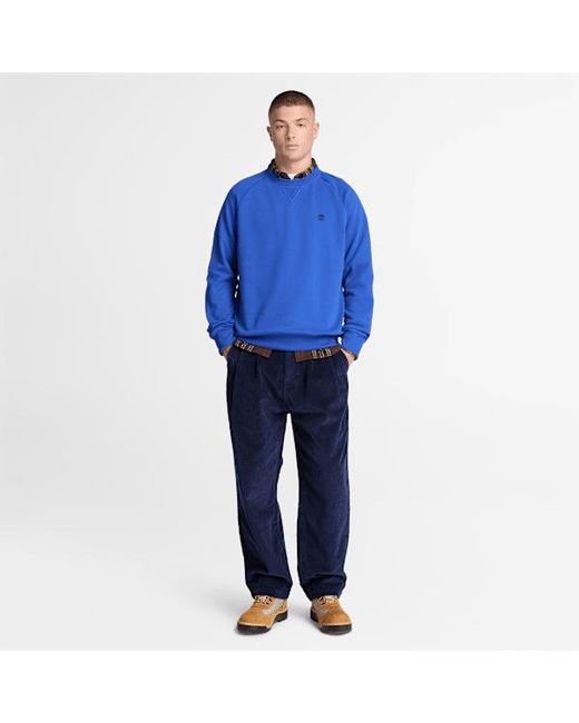 Timberland Blue Exeter River Crew Sweatshirt For for men