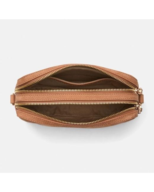 Timberland Soft Leather Camera Bag In Brown, Woman, Brown