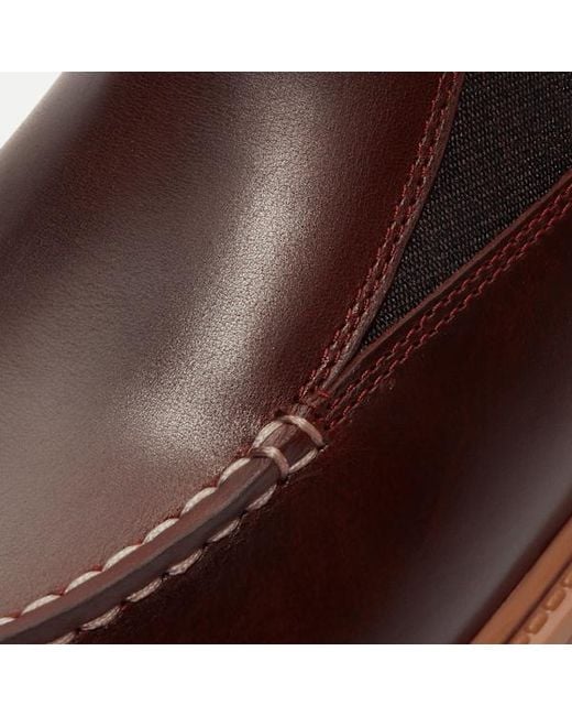 Timberland Brown Stone Street Platform Chelsea Boot For