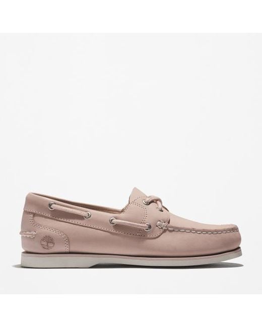Timberland Classic Boat Shoe For Women In Pink, Woman, Light Pink, Size: 3.5