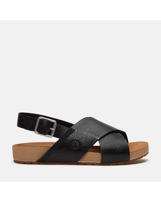 Timberland Black Malibu Waves Basic Backstrap Sandal For