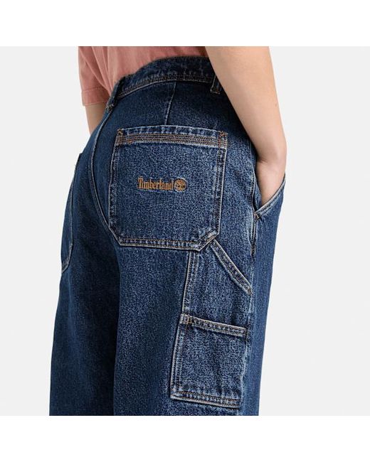 Timberland Blue All Gender Denim Carpenter Trouser