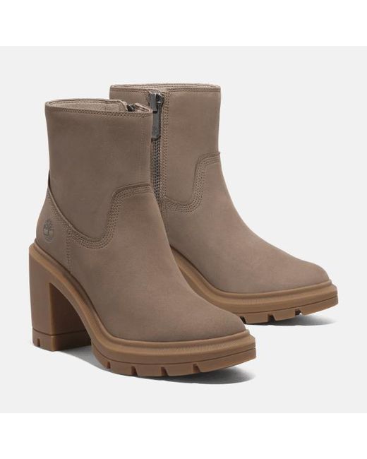 Timberland Brown Allington Heights Mid Zip Boot