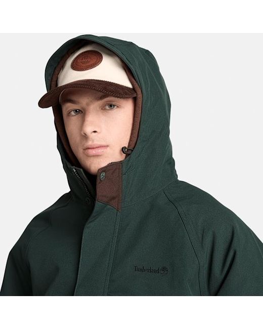 Timberland Green Weatherline Archive-Inspired Parka For for men