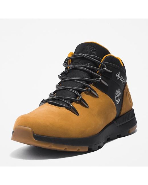 Timberland Brown Sprint Trekker Mid Waterproof Trainer For for men