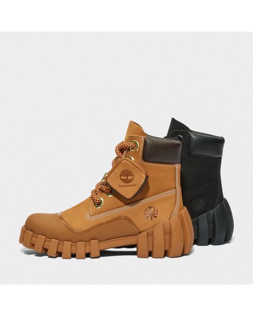 Timberland Brown X Humberto Leon Future73 6 Inch Boots for men