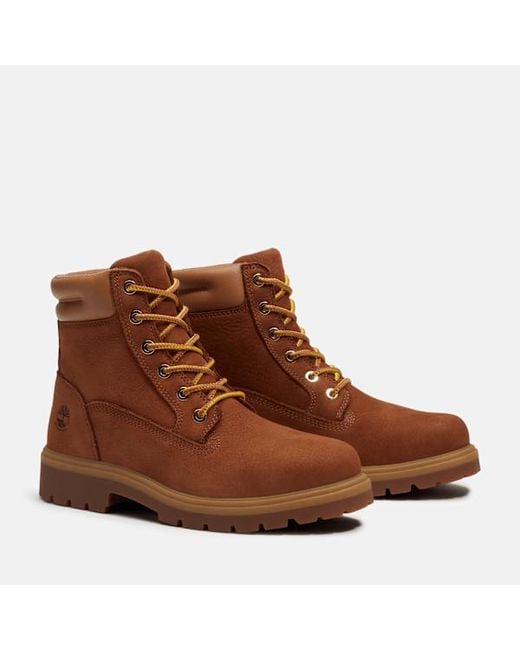 Timberland Brown Auburn Falls 6-Inch Waterproof Boot For