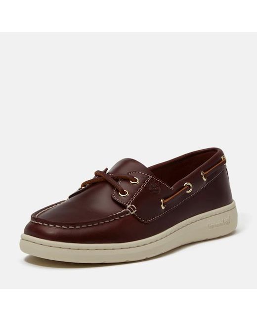 Timberland Brown Portofino Pier Boat Shoe For