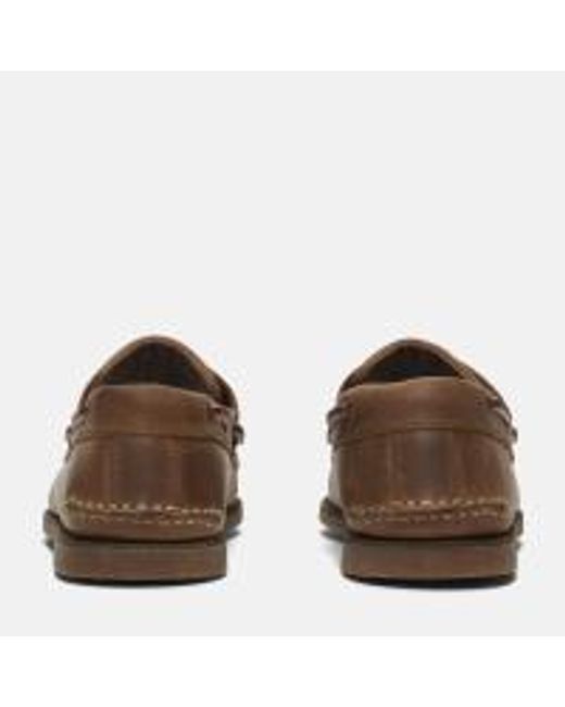 Timberland Brown Classic 2-Eye Boat Shoes for men