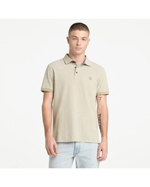 Timberland Natural Baboosic Brook Oxford Short-Sleeve Polo For for men