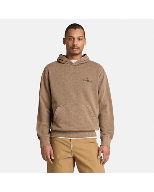 Timberland Brown South Cabot Garment Dye Hoodie For for men