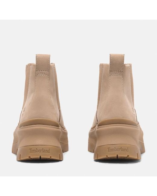 Timberland Natural Roxie Lane Chelsea Boot For Women In Beige, Woman, Beige, Size: 3.5