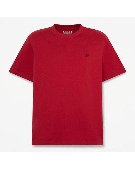 Timberland Red Oyster River Regular Short-Sleeve T-Shirt For for men