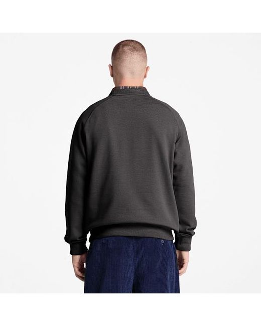 Timberland Black Exeter River Crew Sweatshirt For for men