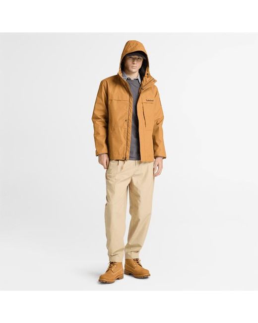 Timberland Orange Benton Waterproof Shell Jacket For for men
