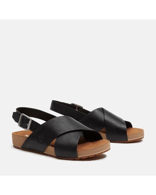 Timberland Black Malibu Waves Basic Backstrap Sandal For