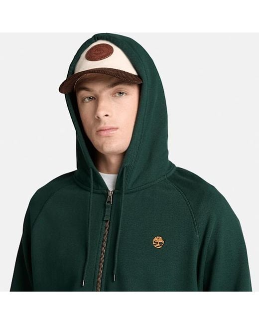 Timberland Green Exeter River Full-Zip Hoodie For for men