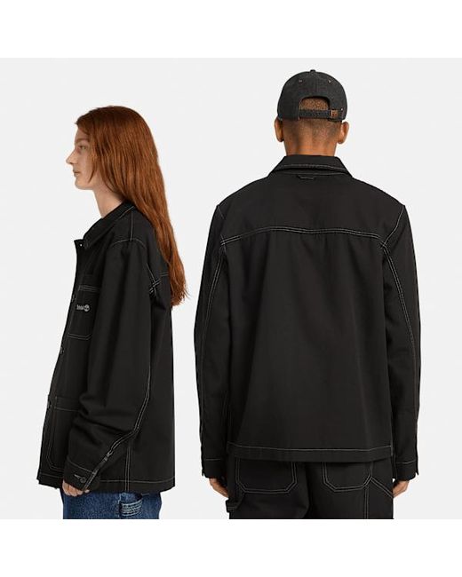 Timberland Black Chore Canvas Jacket