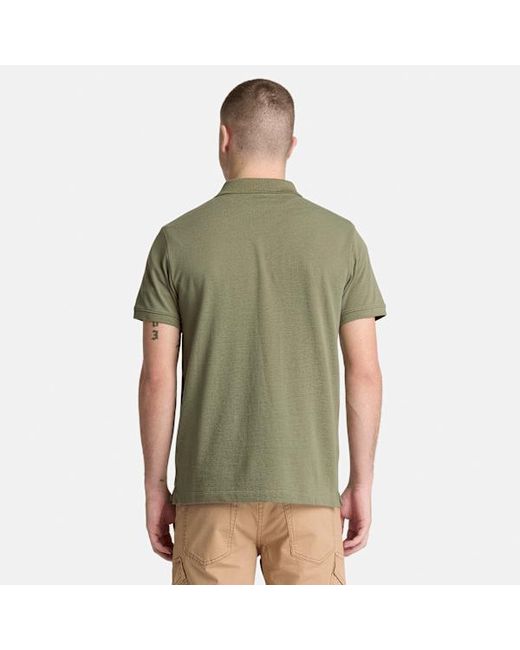 Timberland Green Oyster River Slim Short-Sleeve Polo For for men