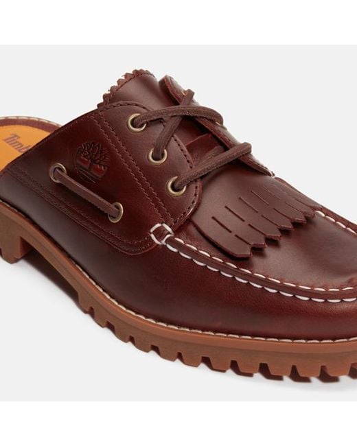 Timberland Brown Authentic Mule For