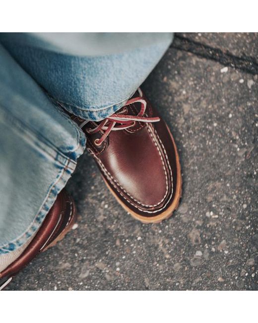 Timberland Brown Noreen 3-eye Lug Handsewn Boat Shoe