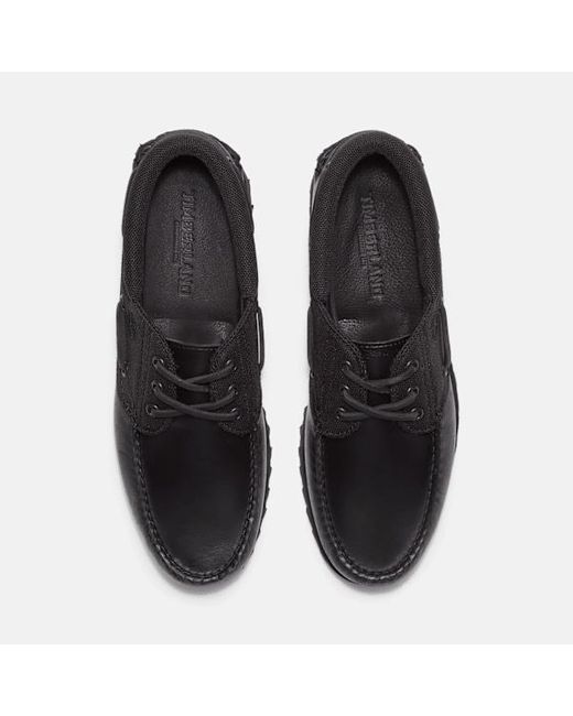 Timberland Black Authentic Boat Shoe For for men
