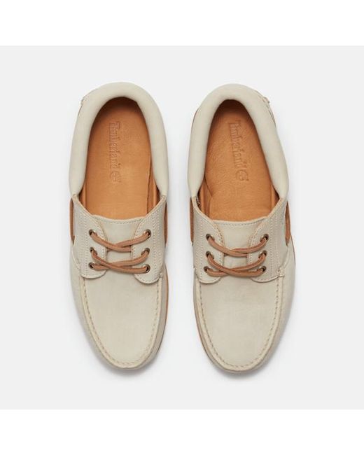 Timberland Natural Lake House 3-Eye Lug Boat Shoe For for men