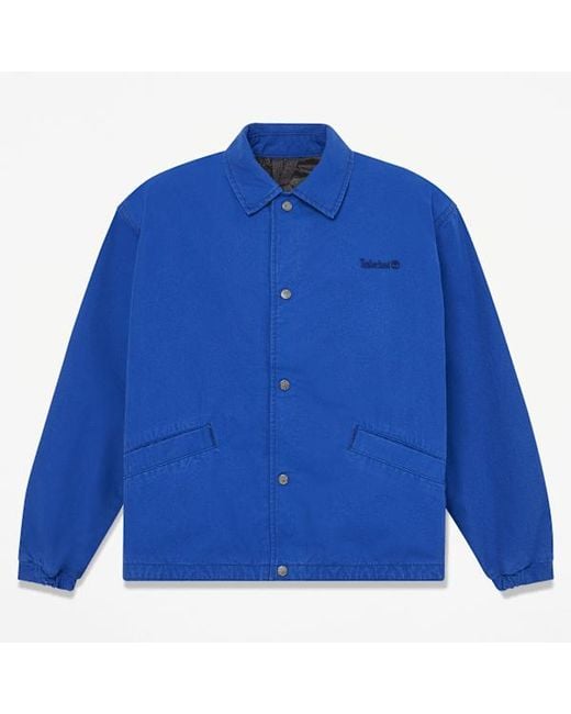 Timberland Blue Coach Jacket For for men