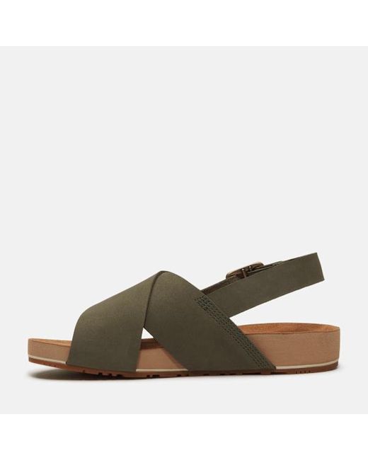Timberland Green Malibu Waves Basic Backstrap Sandal For