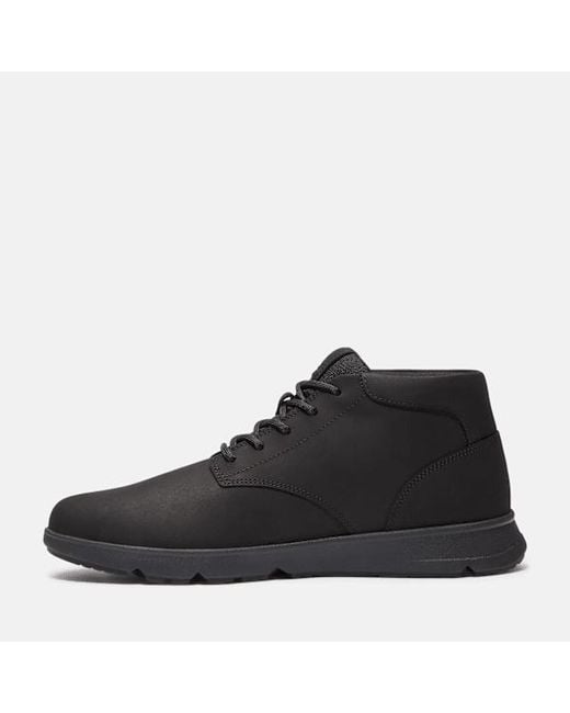 Timberland Parker Street Trainer For Men In Black, Man, Black, Size: 6.5 for men