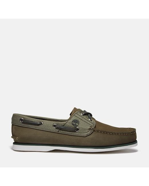 Timberland Green Classic Boat Shoe For for men