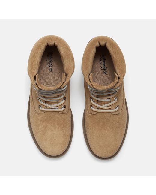 Timberland Brown Mix Tape 6-Inch Waterproof Boot For