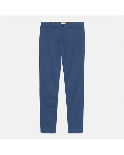 Timberland Blue Claremont Twill Chino Slim Trouser For for men