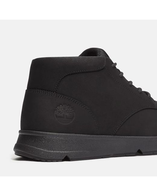 Timberland Parker Street Trainer For Men In Black, Man, Black, Size: 6.5 for men