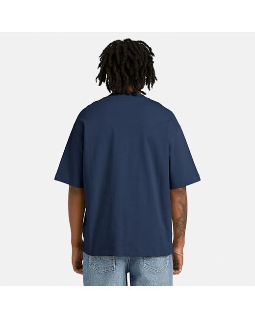 Timberland Blue Dunstan River Short-Sleeve T-Shirt For for men