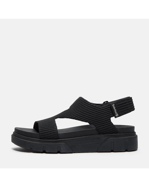 Timberland Black Greyfield Backstrap Sandal For