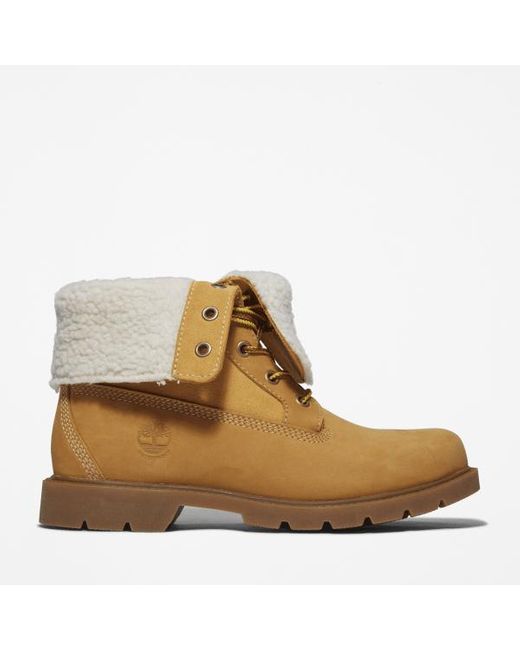 Timberland Linden Woods Mid Lace up Waterproof Boot For Women In Yellow Woman Yellow Size 3.5 in Brown Lyst UK