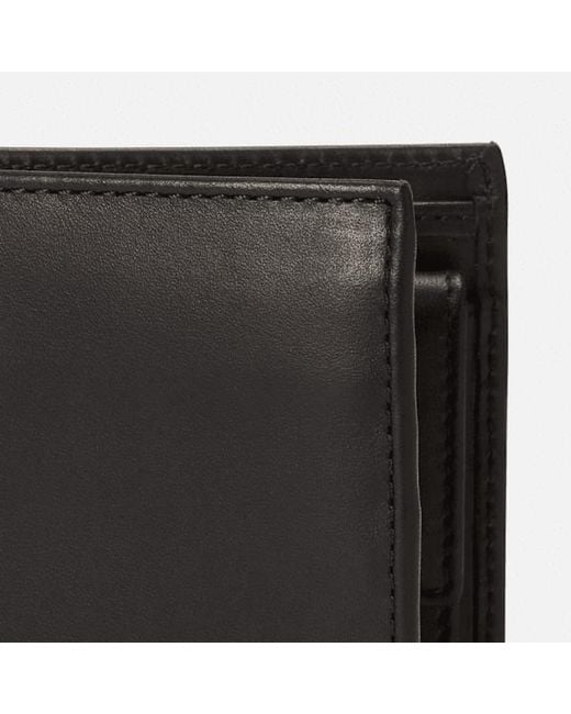 Timberland Black Riverton Leather Bi-Fold Coin Wallet For for men