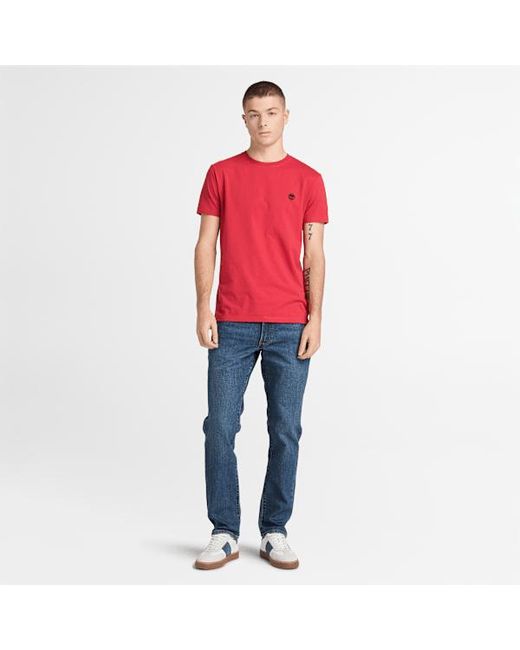 Timberland Blue Slim Stretch Denim Trouser For for men