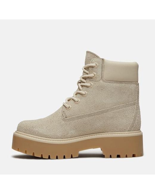 Timberland Natural Stone Street Platform 6-Inch Boot For