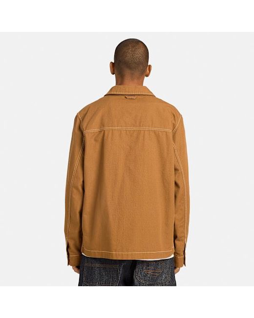Timberland Brown Chore Canvas Jacket
